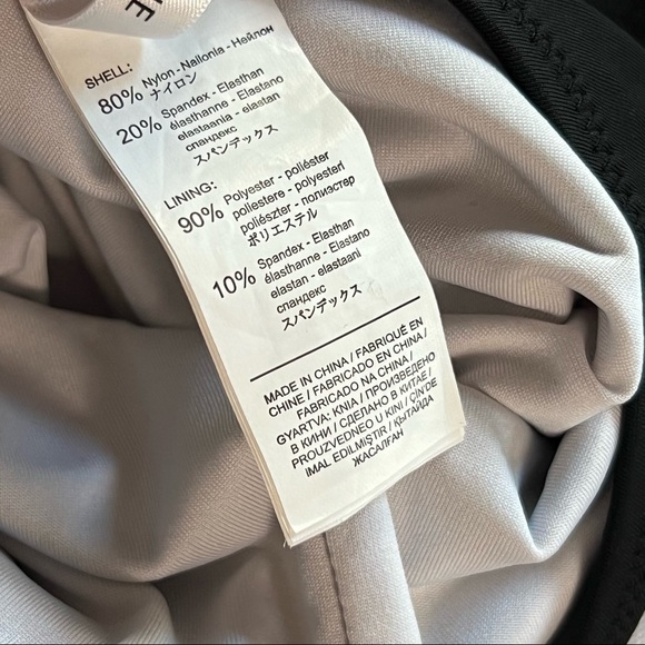 CUPSHE Floral/Black Colorblock Halter Neck High Waist Retro 1 Piece Swim Suit M - Picture 8 of 10